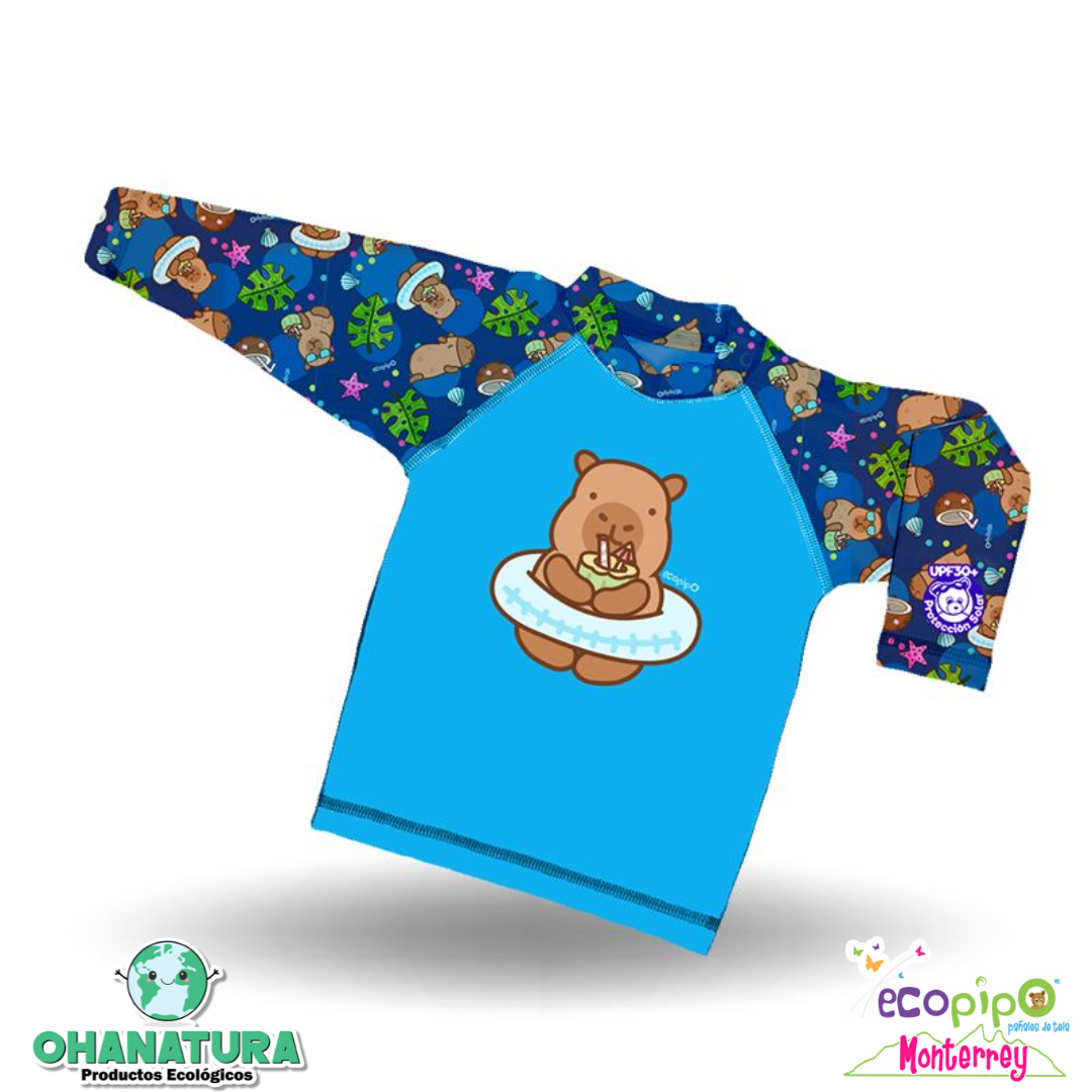 Playera de Natación Capibara Niño Playera de Natación | Capibara Niño